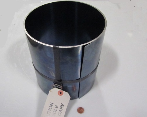 1095 Hard Blue Tempered Spring Steel Shim .010″ Thick x 8.00″ Wide x 300″ Long