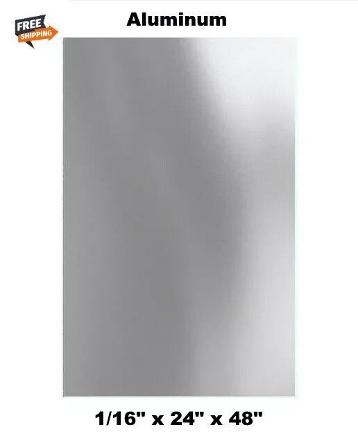 Aluminum Sheet Plate 1/16″ x 24″ x 48″ 3003 Alloy Mill Finish Stock