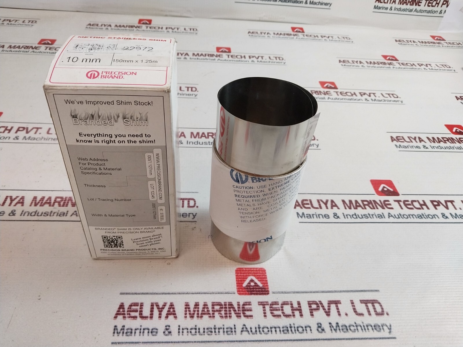 Precision Brand 22972 Shim Stock Roll 150Mmx1.25M