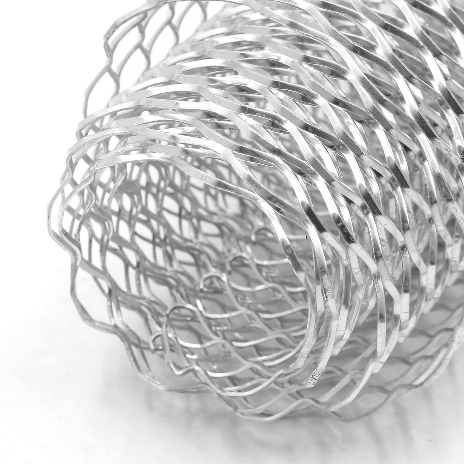 uxcell Silver Tone Aluminum Alloy Hexagon Grill Mesh Sheet 25 x 11mm for Truck