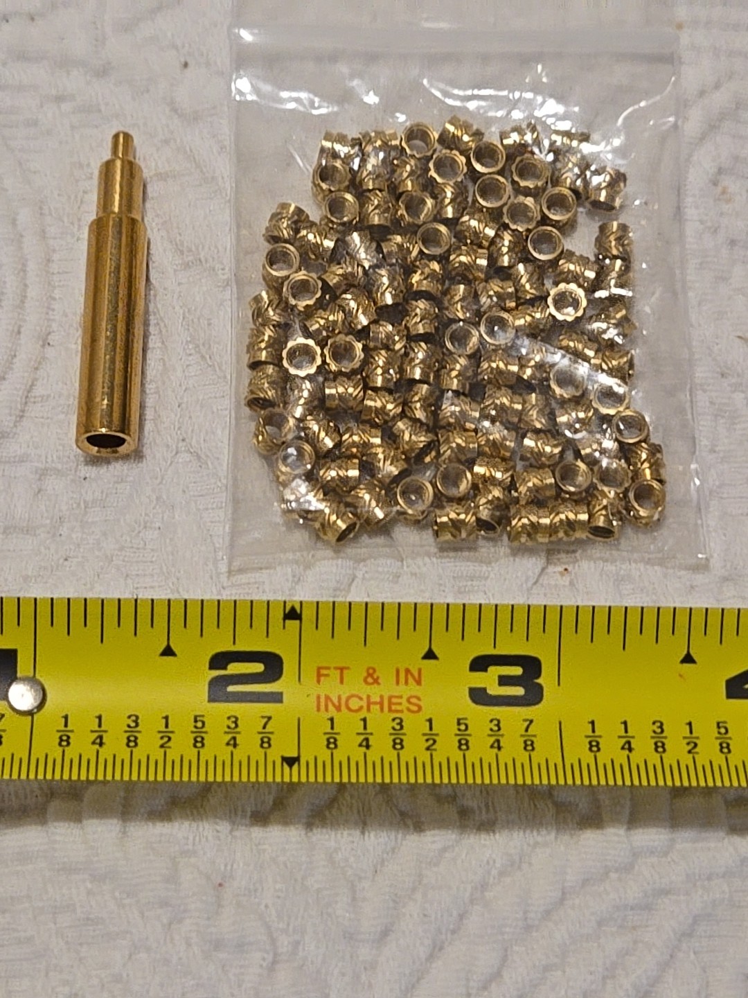 90pcs 3D Printing Brass Nuts, M3x4x5mm Threaded Inserts Heat Set Insert Tip