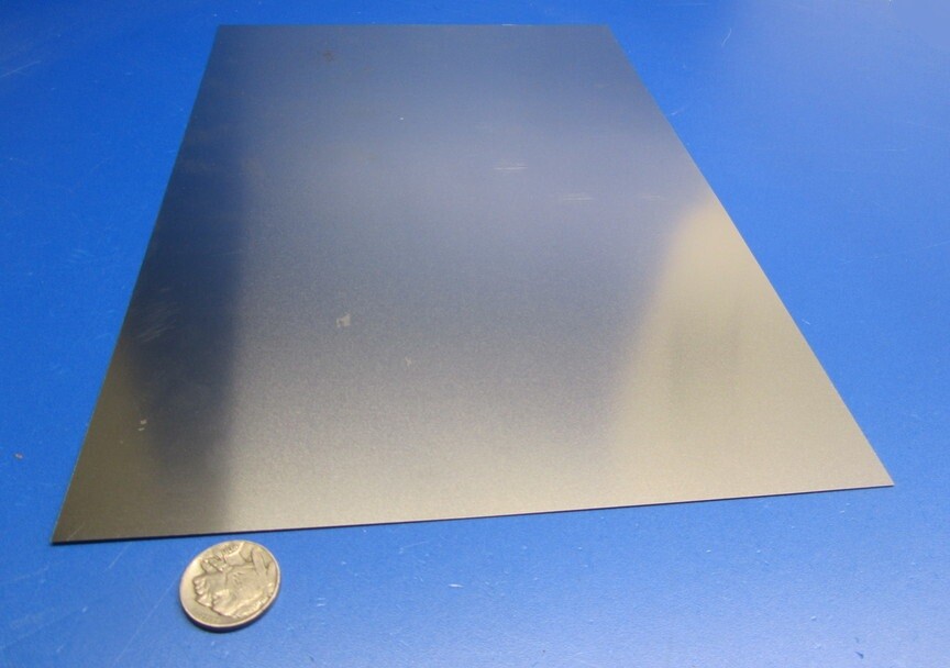 301 Stainless Steel Sheet Shim, .008″ (+/-.0004″) x 8.0″ x 12″