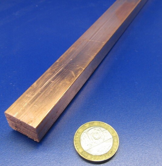 182 Copper Bar 1/2″ Thick x 3/4″ Wide x 3 Foot Length