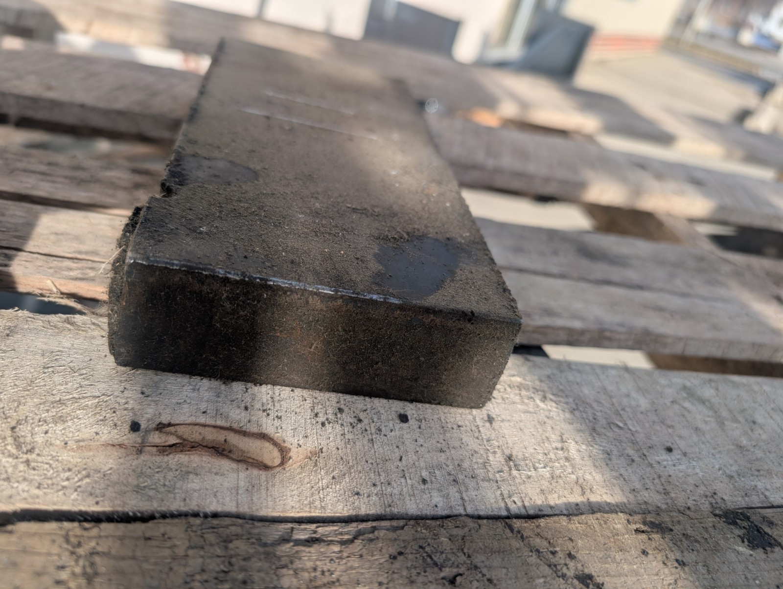 Item #11 9 1/2″x4″x1 1/2″ A36 plate 18 lbs.