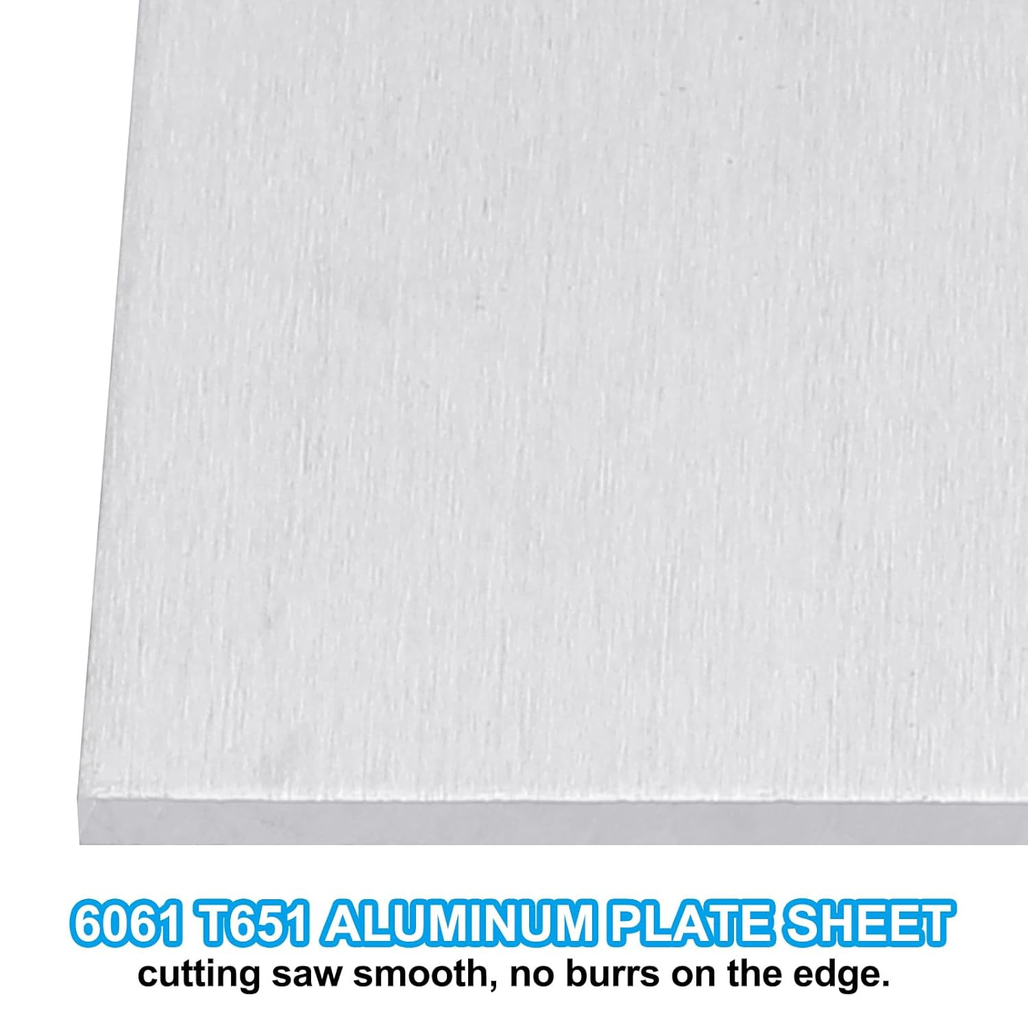 6061 T651 Aluminum Sheet Metal 4 X 0.98 X 1/16(0.0625″) Inch 3Pcs Flat Plain Alu