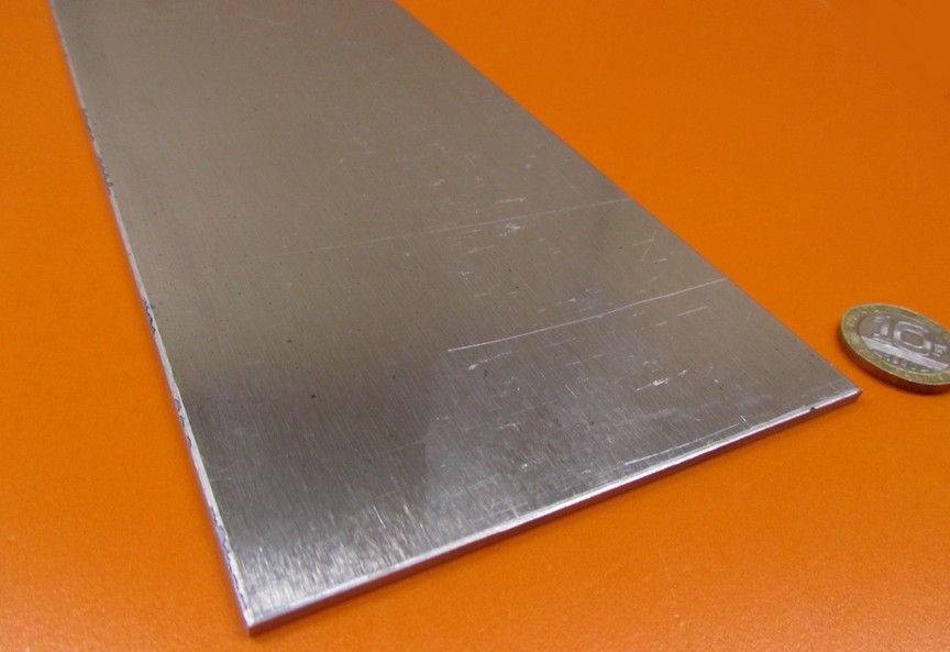 5052 Aluminum Bar, (1/4 Hard H32) .090″ Thick x 4.0″ Width x 24″ Length