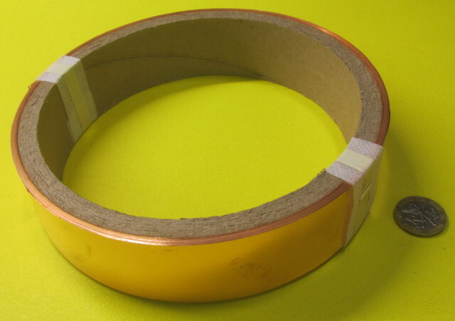 110 Copper Foil Soft Temper .003″ Thick x 1 1/2″ Wide x 100 Foot Length
