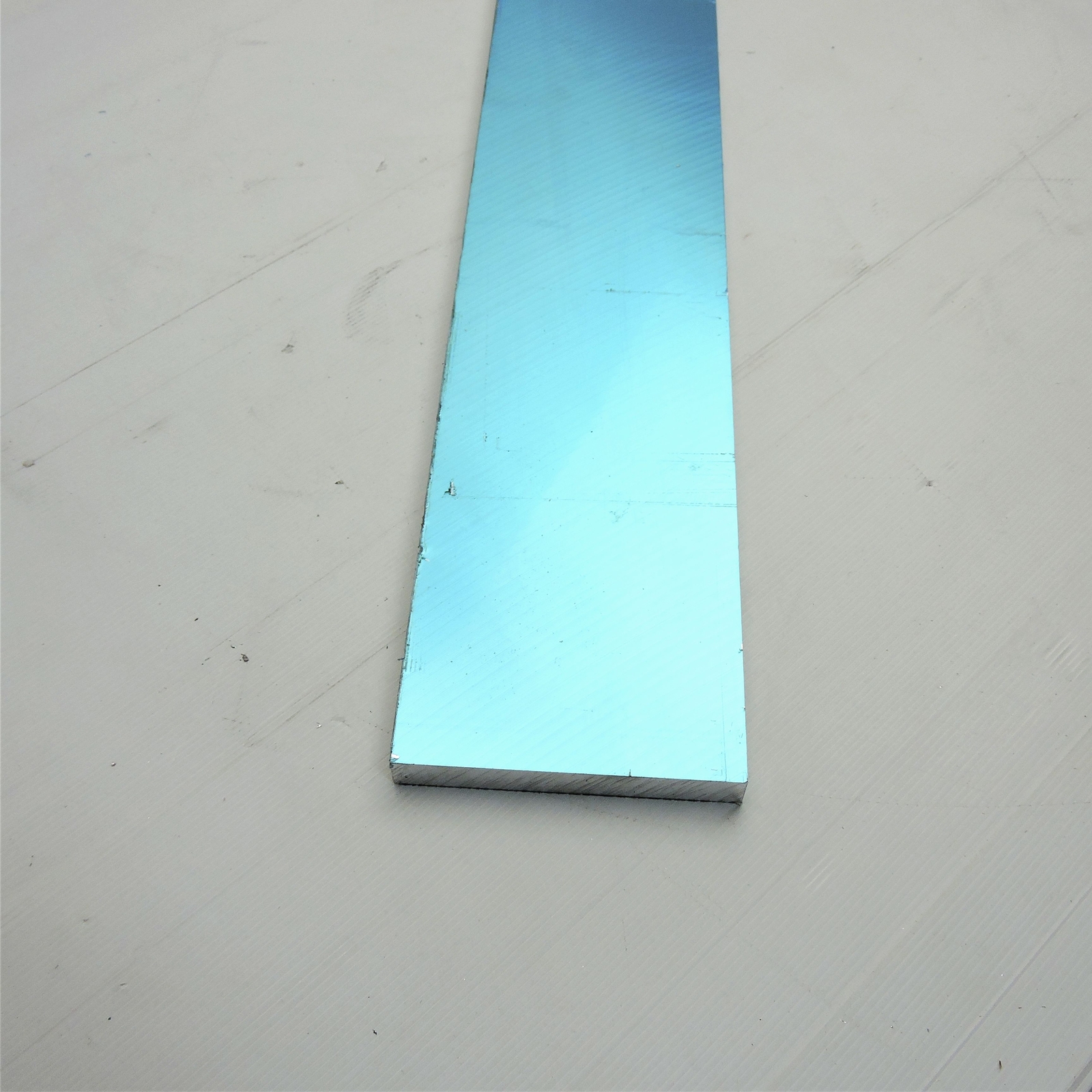 .75″ thick 3/4 Precision CAST Aluminum PLATE 5.25″ x 19″ Long sku 156566