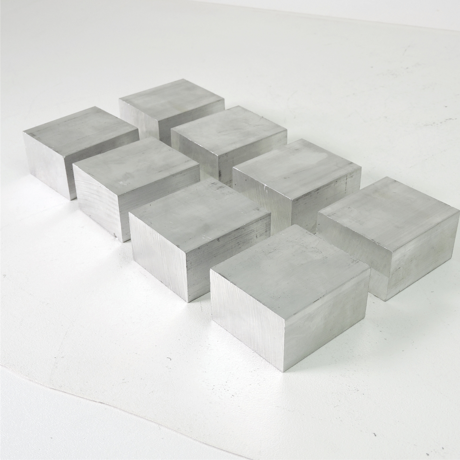 1.5″ x 2.25″ Aluminum 6061 FLAT BAR 2.75″ Long new mill stock QTY 8 sku 125663