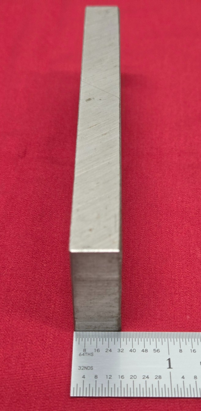 D2 Tool Steel Block Billet 4.59″ L x 1.405″ W x 0.49″ Thick – 14.11 Oz.
