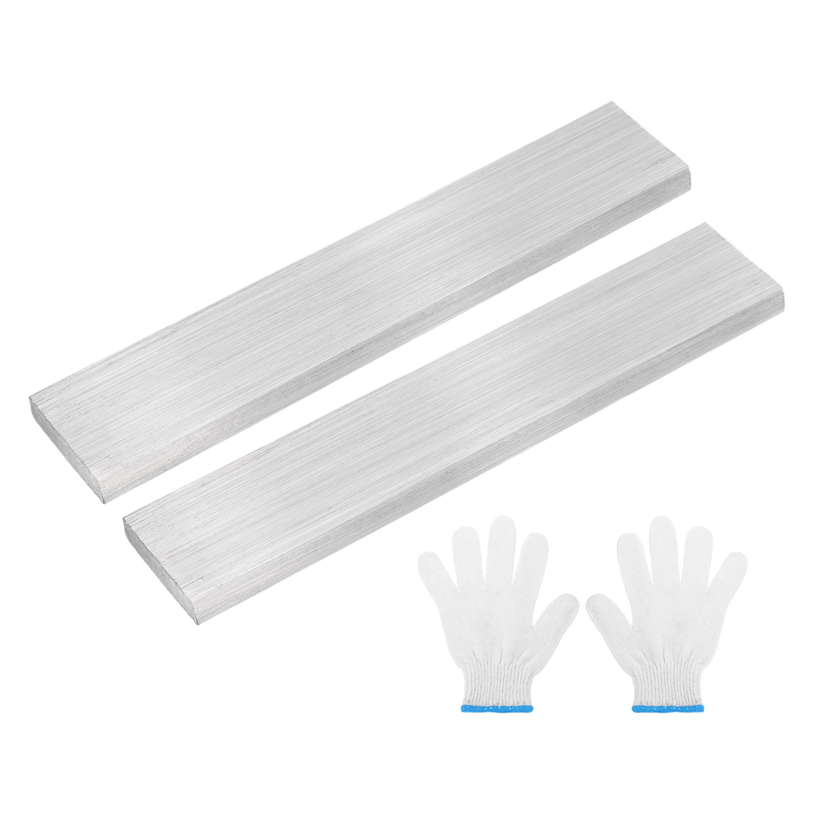 2 Pcs 304 Stainless Steel Flat Bar 3/16″ x 13/16″ x 4″ Trim Strips Sheet