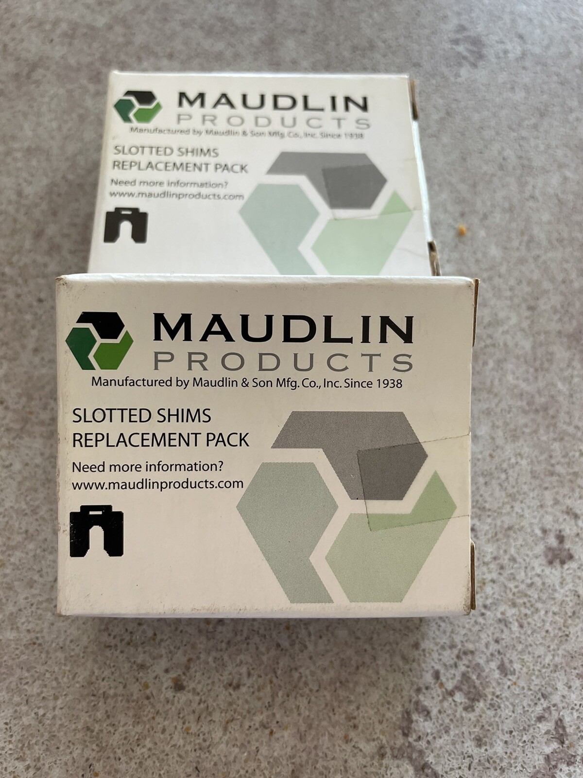 2- Maudlin Products Msa100-5 Slotted Shim A-2 X 2″ X 0.100″, Pk in a pack