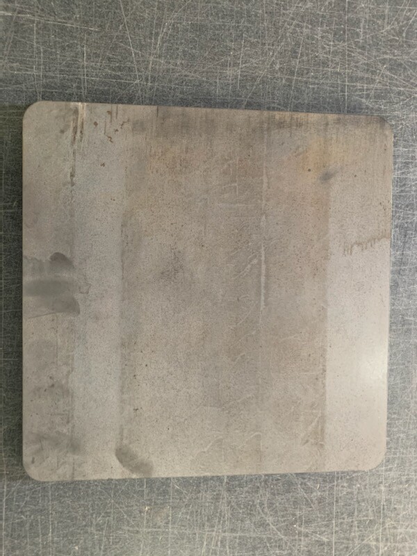 3/8″ x 14″ x 18″ Pizza Steel Plate, Rounded Corners A36 Steel, 0.375″ Thick