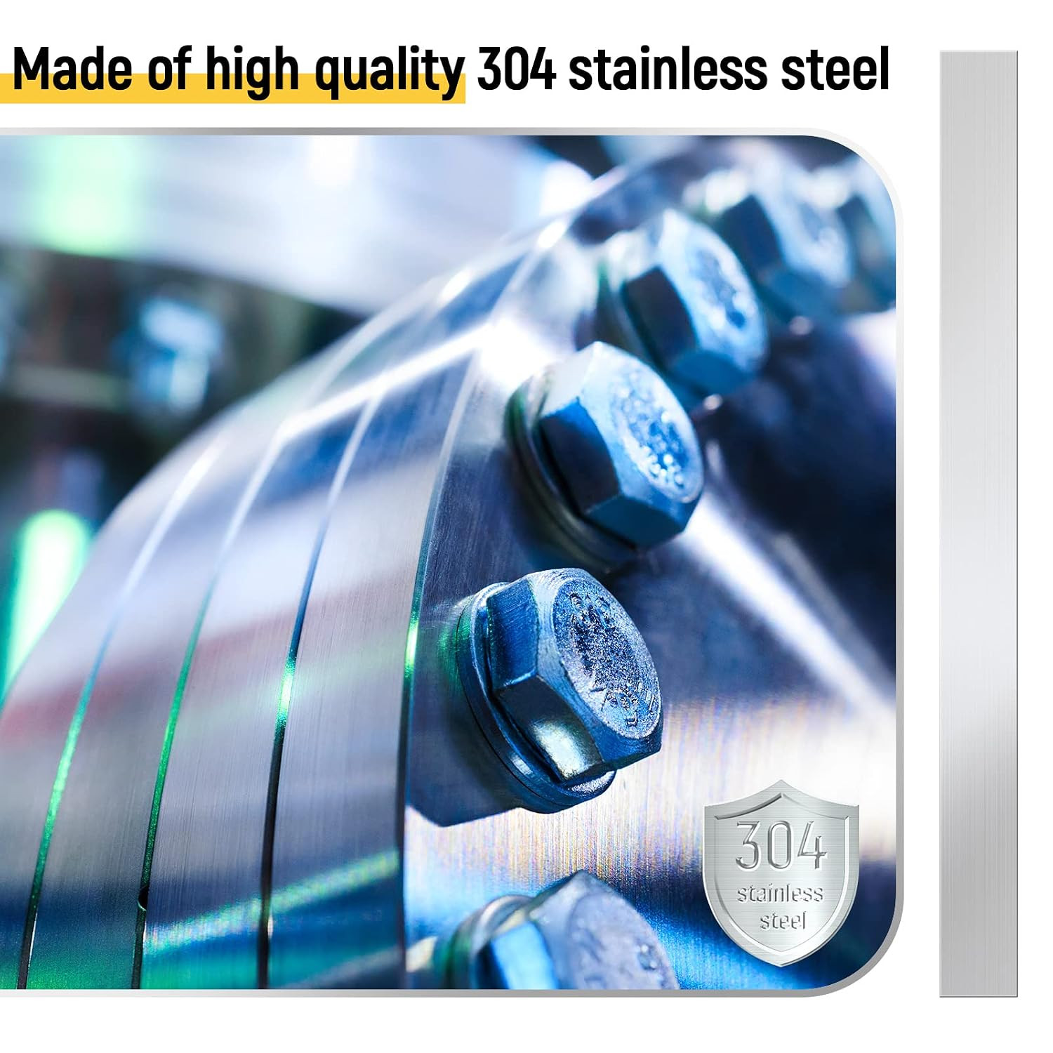 10 Pcs Metal Strips Shim Stock Metal Sheet Shims Gap Filler Trim Strip