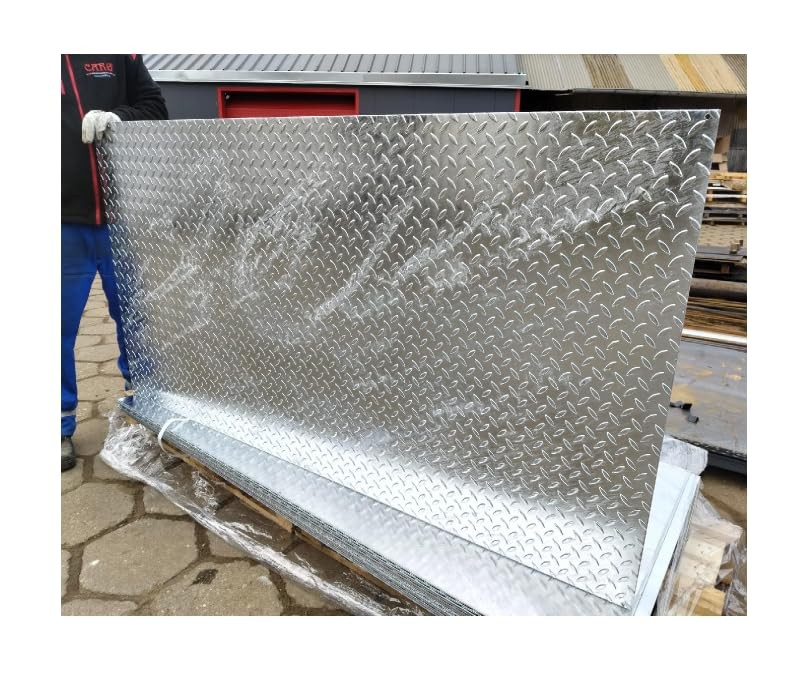 Structured Sheet Metal Chequered Plate | Rohstahl S235JR (250x1000x5mm)