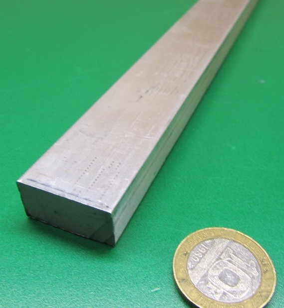 2024 T351 Aluminum Bar, 1/2″ (.500″) Thick x 1.0 Wide x 36″ Length