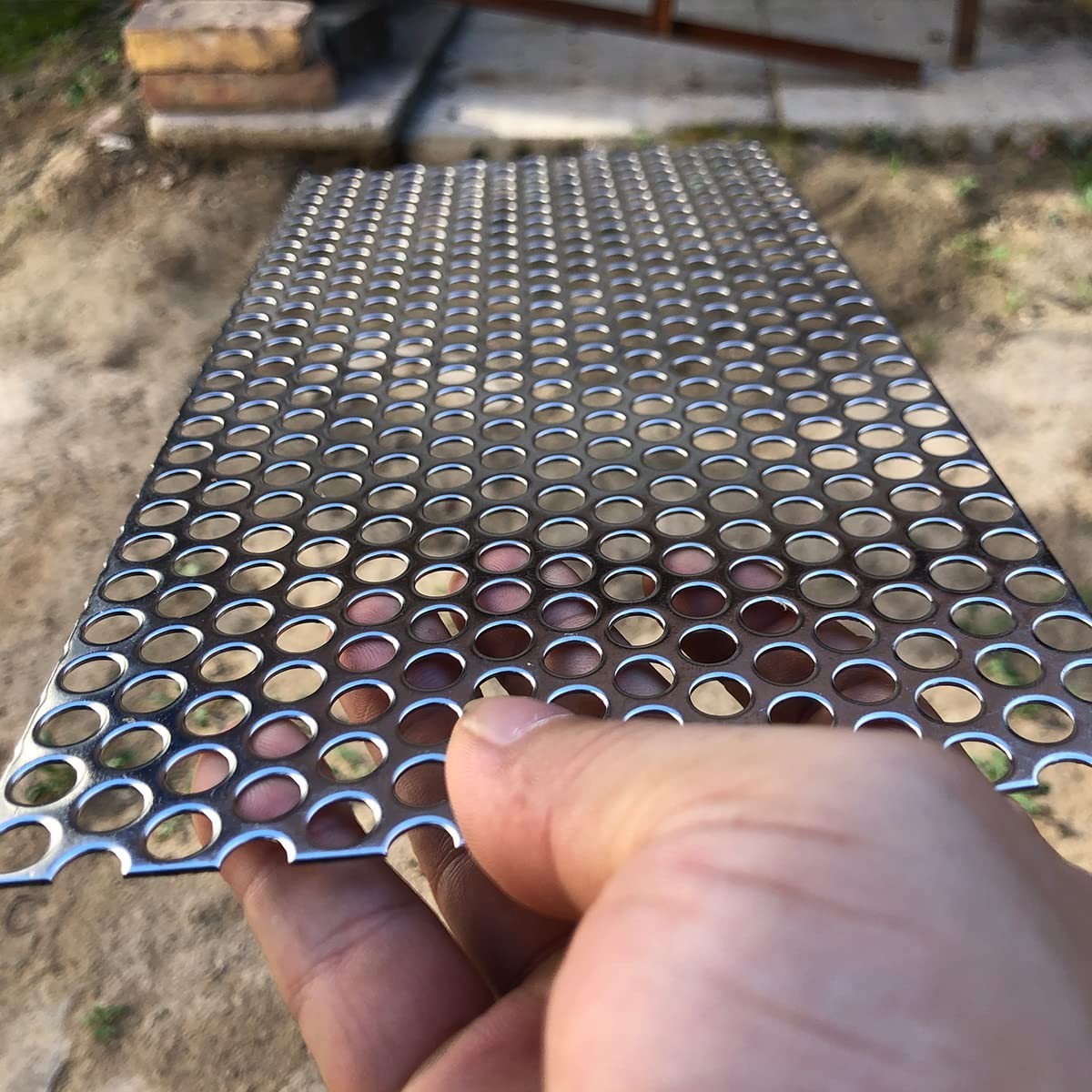 Lightweight 0.4 lb Perforated Metal Sheet for Decorative and Utility Projects