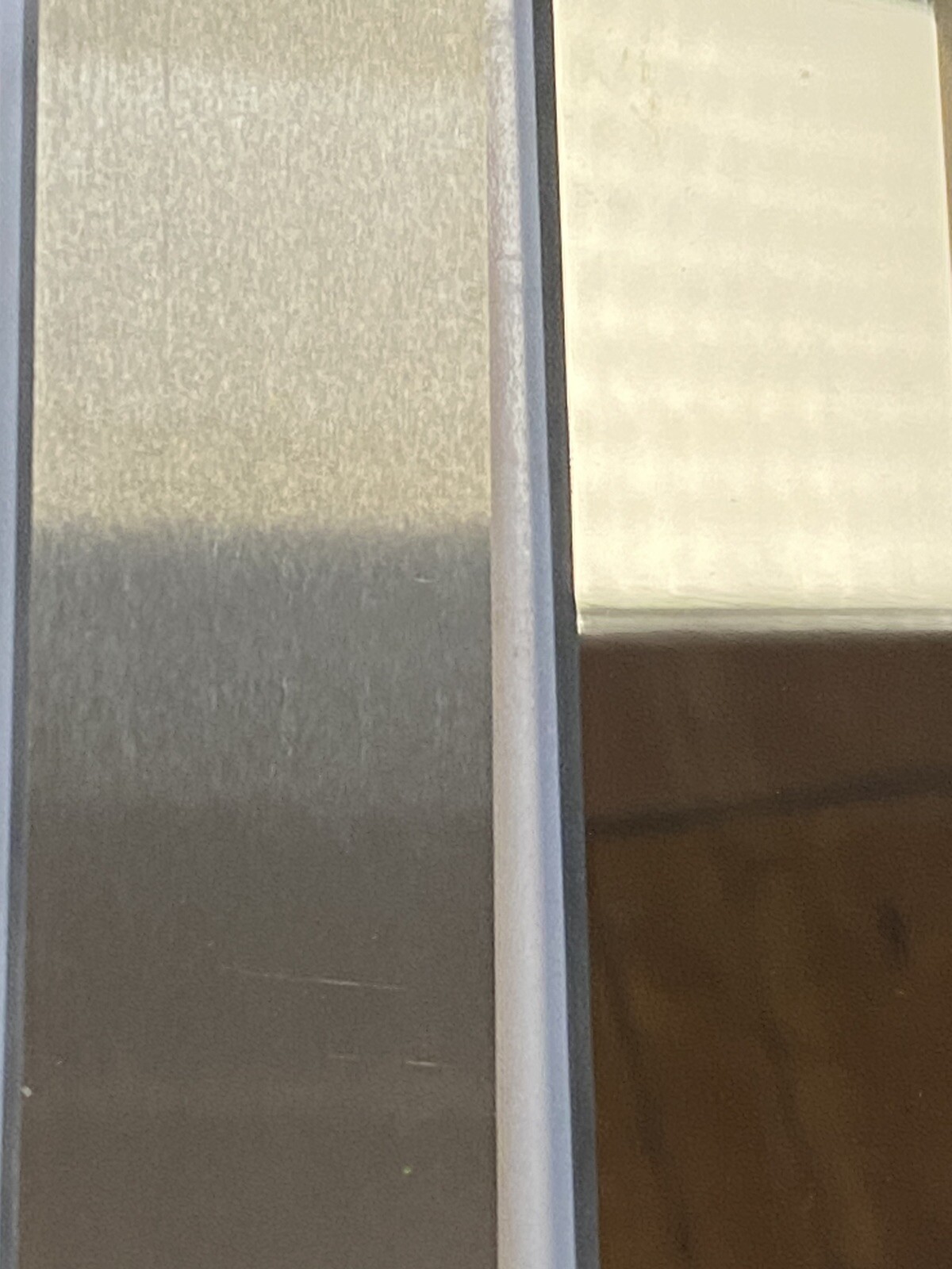 2-Pk Stainless Steel Flat Stock 1/8 x 1.25 x6″ brushed 1 side polished 1/2lb ea