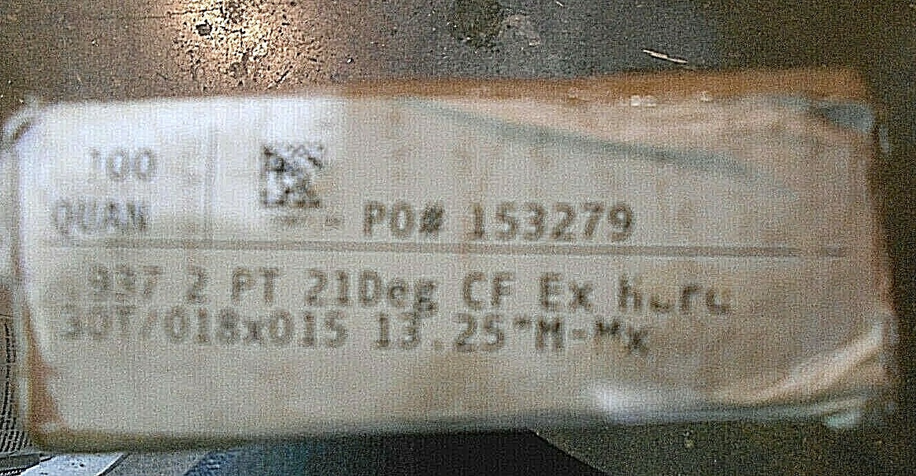 100-Pk Zimmer Steel Rule 937 23.80 2Pt CF 30T x 015S 13.25″ 21 Deg
