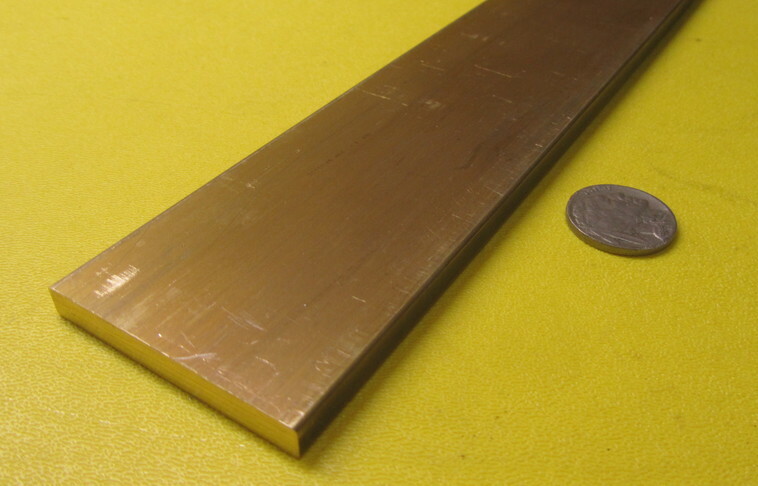 360 Brass Flat Bar 1/4″ Thick x 2.0″ Wide x 60.0″ Length