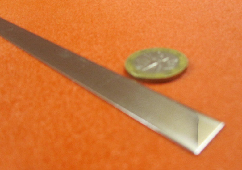 301 Stainless Steel Sheet Shim, .012″ (+/-.0010″) x 1/2″ x 100 Foot Length