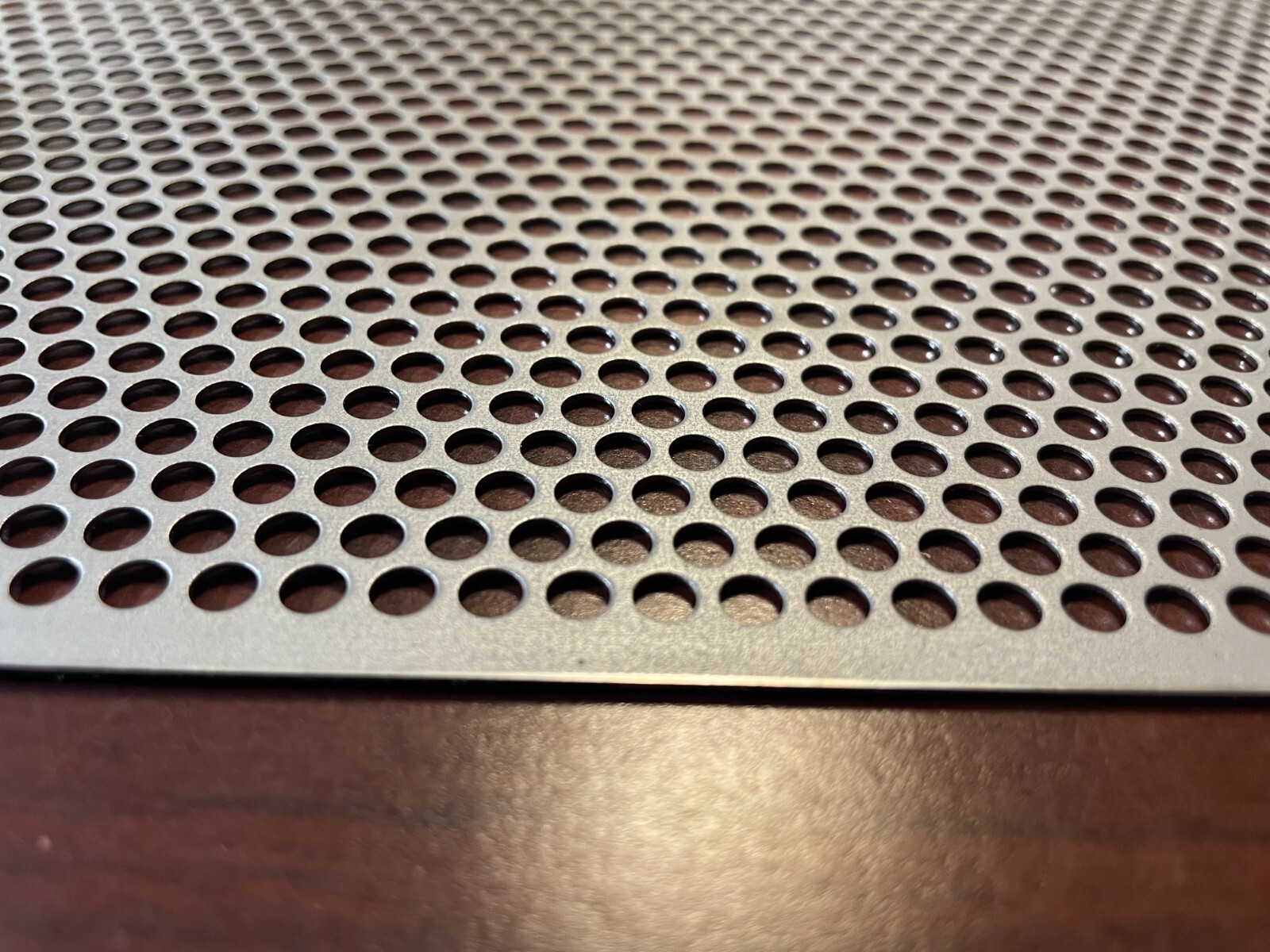 Perforated Galvannealed sheet 13.375″ x 25.375″[.034″x.187″x.250″] *Made in USA*