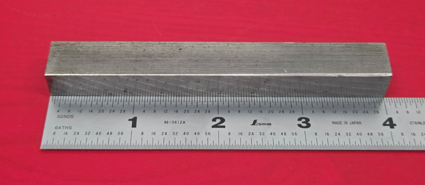 D2 Tool Steel Block Billet 4″ L x 0.52″ W x 0.45″ Thick, 4.18 Oz.