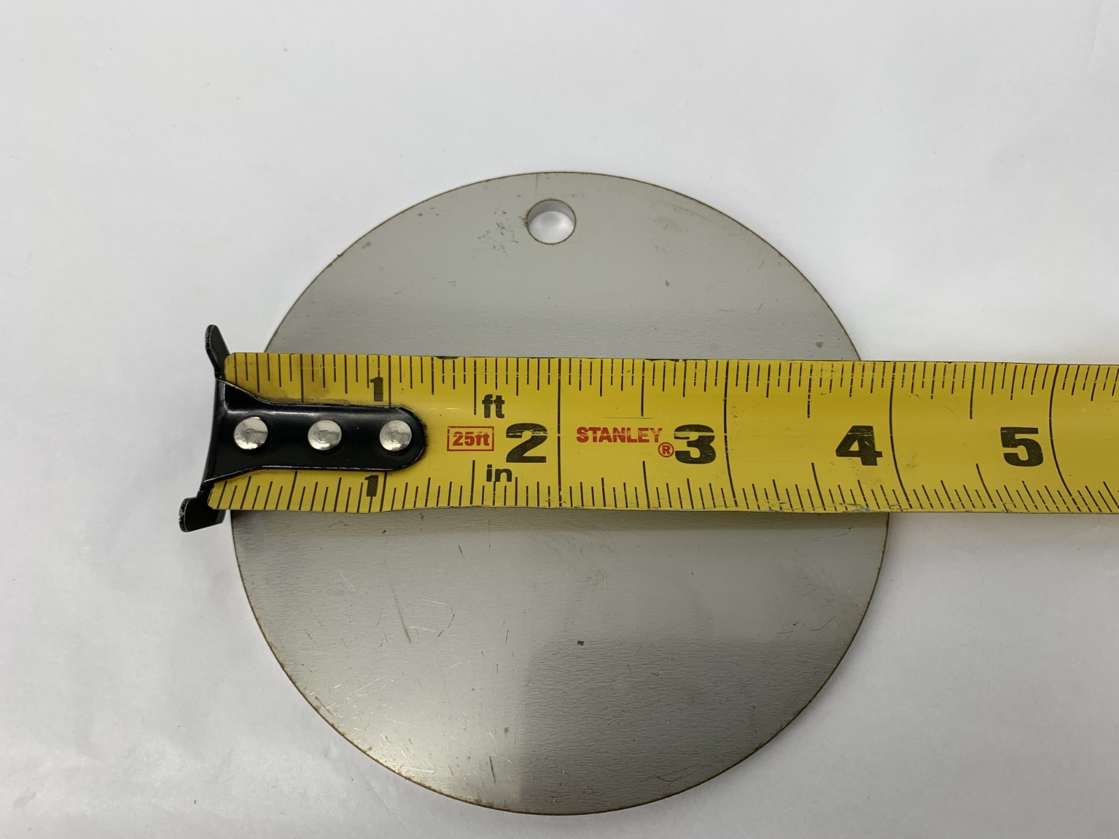 1/8” Stainless Steel 304 Plate Round Circle Disc 4” Diameter .125″ Thickness