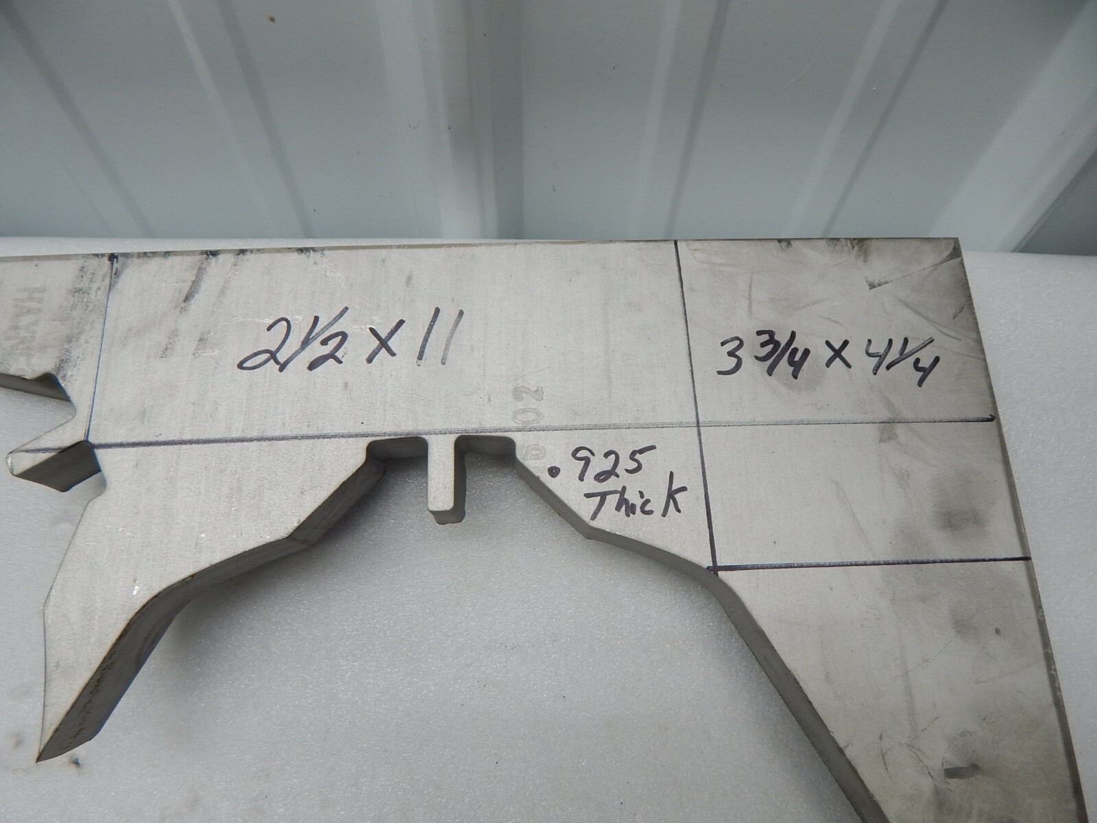 INCONEL 718 2.5 x 11+ x .925 thick bar Plate 7/8, 1″ or 3.5 X 4.25 see pics