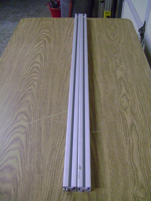 1.5″ X 1.5″ 80/20 T-SLOT ALUMINUM EXTRUSION 1.5″ X 1.5″ X 45″ Lot of 2