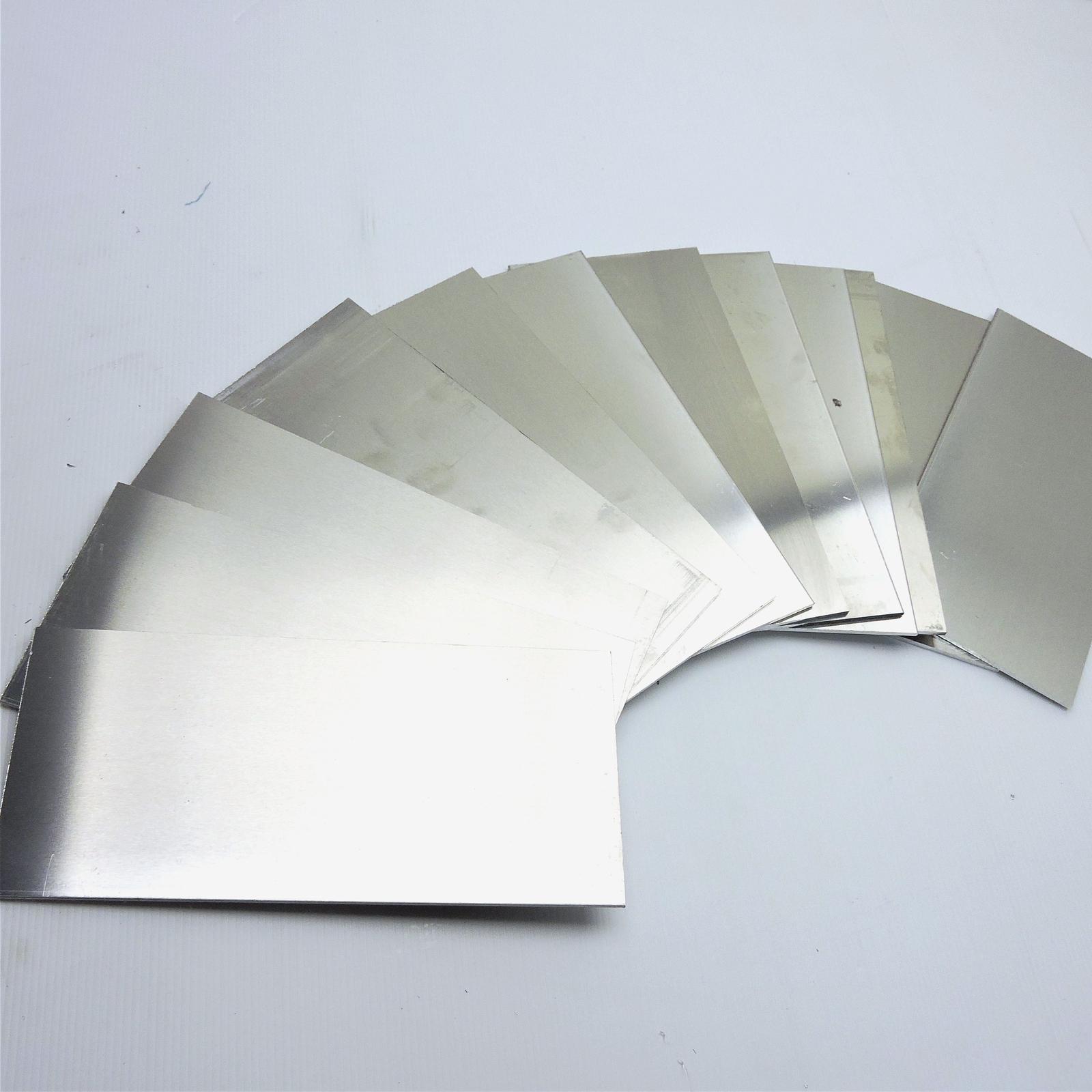 .125″ thick Aluminum SHEET 5.25″ x 10.5″ Long Plate QTY 12 sku 306801