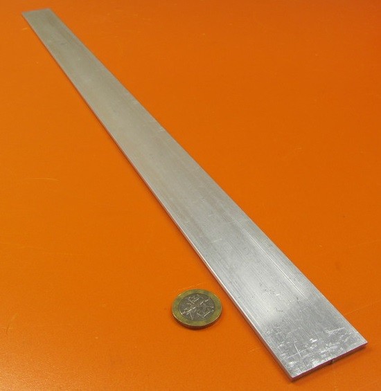 6061 T651 Aluminum Bar, 1/8″ (.125″) Thick x 1 1/2″ Wide x 24″ Length, 3 units