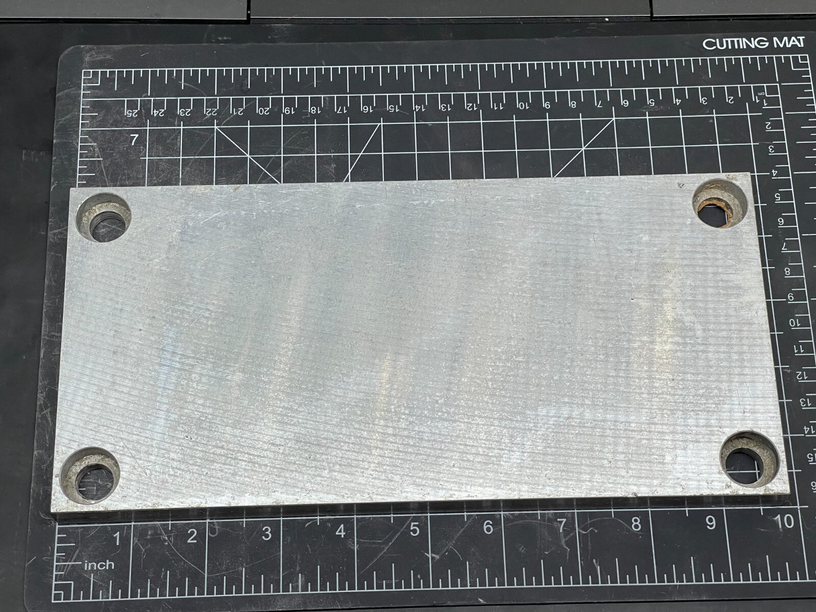 Aluminum Tooling Plate – 9 11/16″ x 4 11/16″ x 5/8″ with Holes