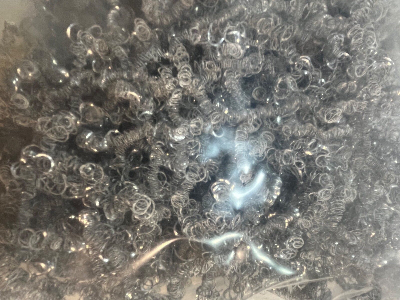 ALUMINUM Orgonite Orgone Spirals / fine Curly for resin craft , for clarity