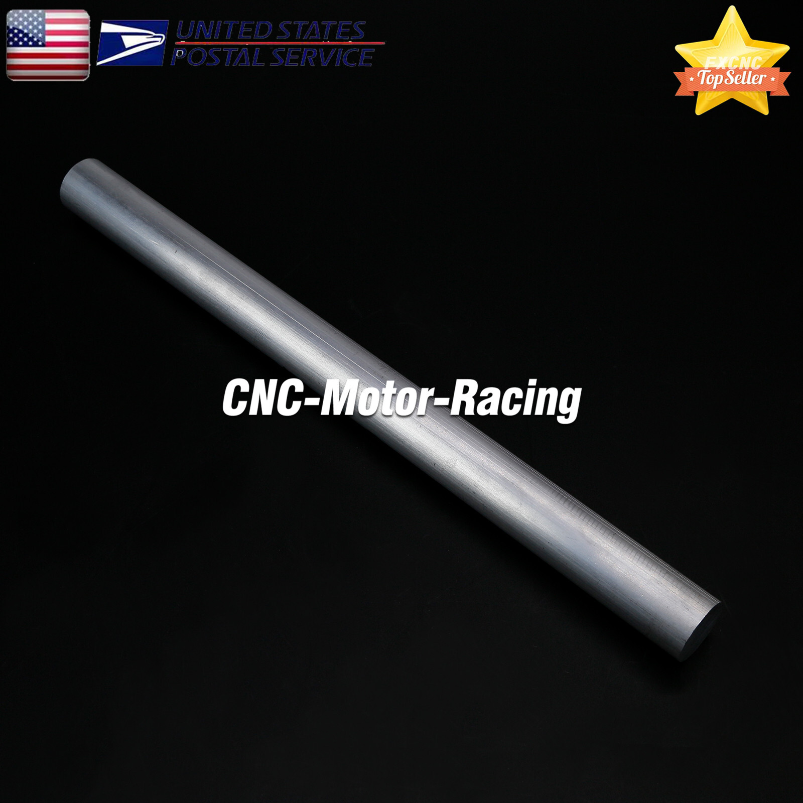2pcs Raw Aluminum Material Solid Rod Stick Long 12.99in 330mm Width 25mm 0.98″