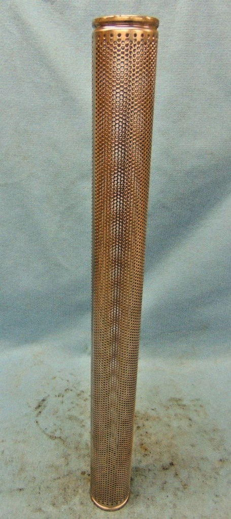 SANICLEAN 316L SS PERF. STRAINER BACK-UP TUBE 30-3/4″ L X 3″ DIA. 1/8″ HOLES