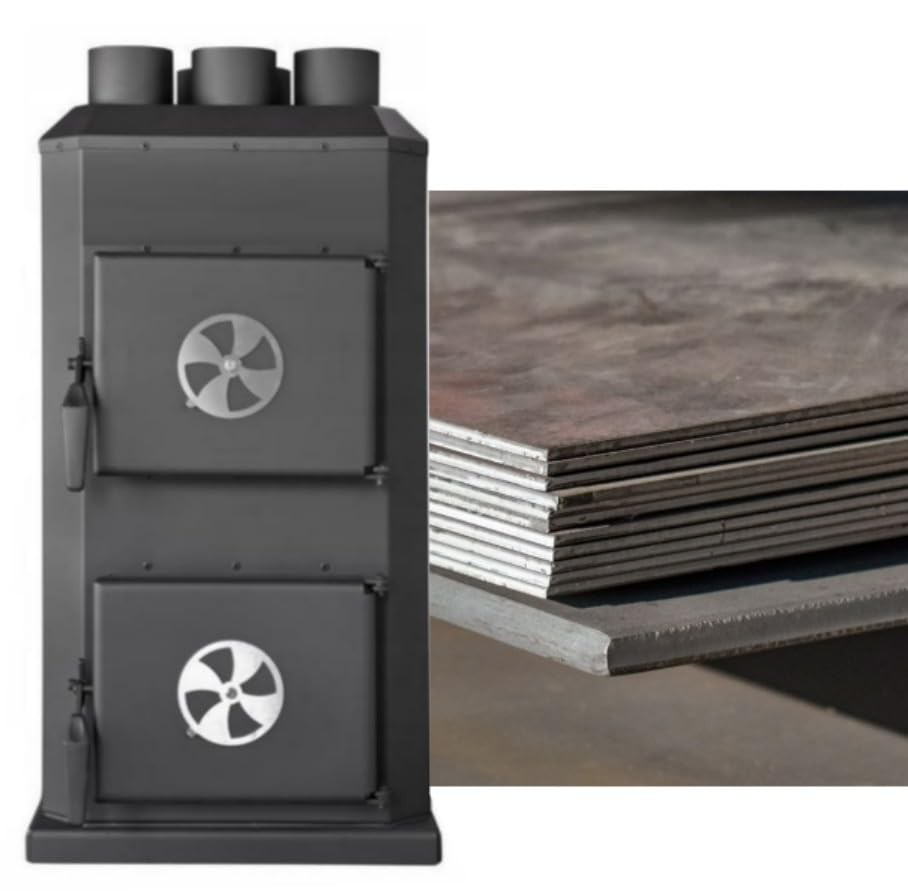 Boiler Sheet / Heat-Resistant Steel Sheet 40x40cm (400x400mm) | Thickness 3mm