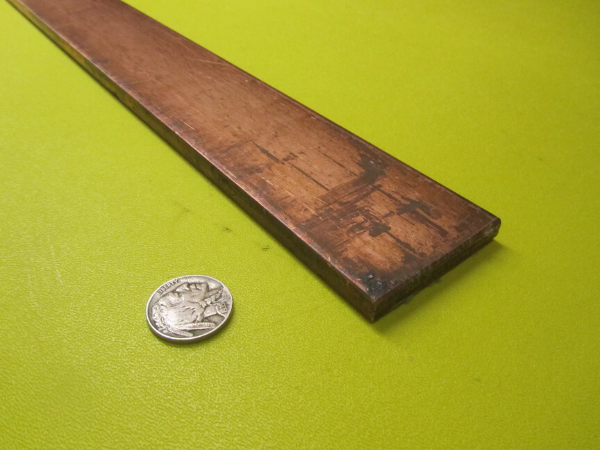 110 Copper Bar H02, 5/16″ Thick x 2.0″ Wide x 24 Inch Length