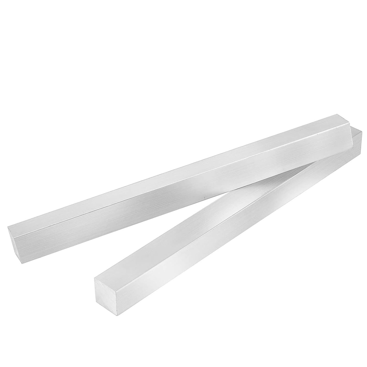 4 Pieces 1 x 1 Inch Square Aluminum Bar 12 Inches Long +0 inch/-.05 I…