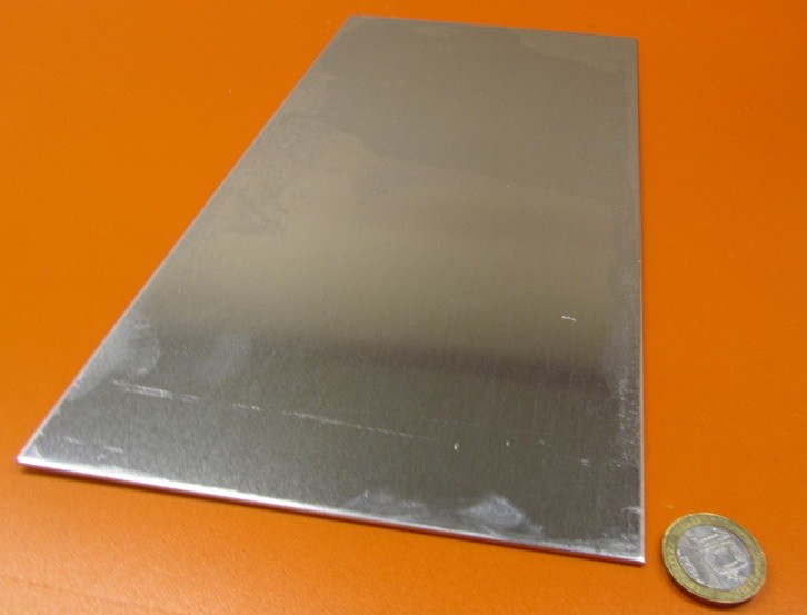 1100 Aluminum Sheet (1/2 Hard- H14) .090″ Thick x 6.0″ Wide x 12.0″