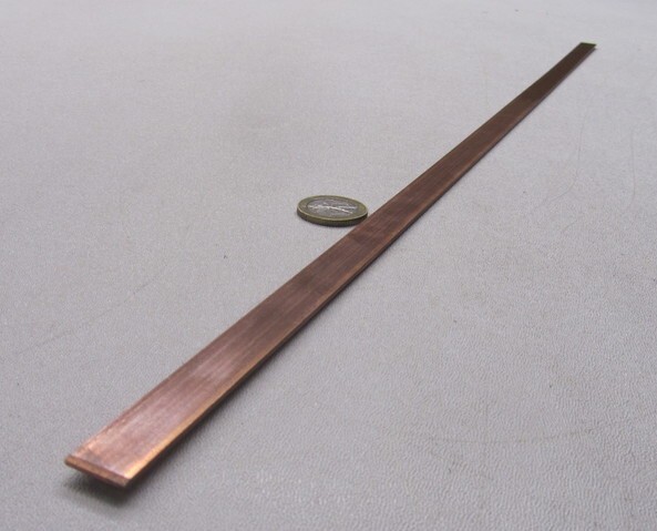 110 Copper Bar H02, 1/16″ Thick x 1/2″ Wide x 24 Inch Length