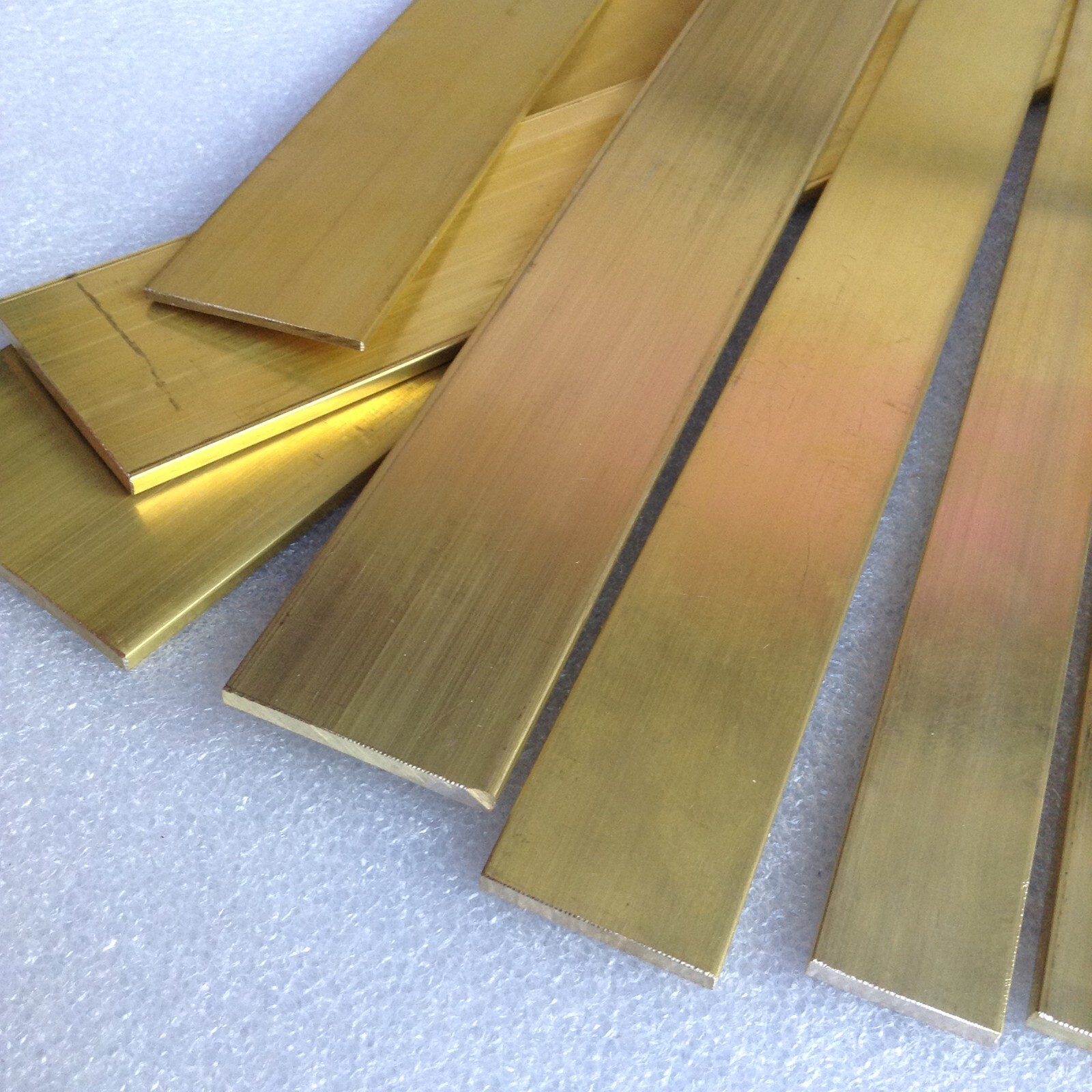 1pc BRASS FLAT BAR 9.53, 12.7, 19.05, 25.4 upto 50.8mm C380 Grade, 1/8″, 1/16″