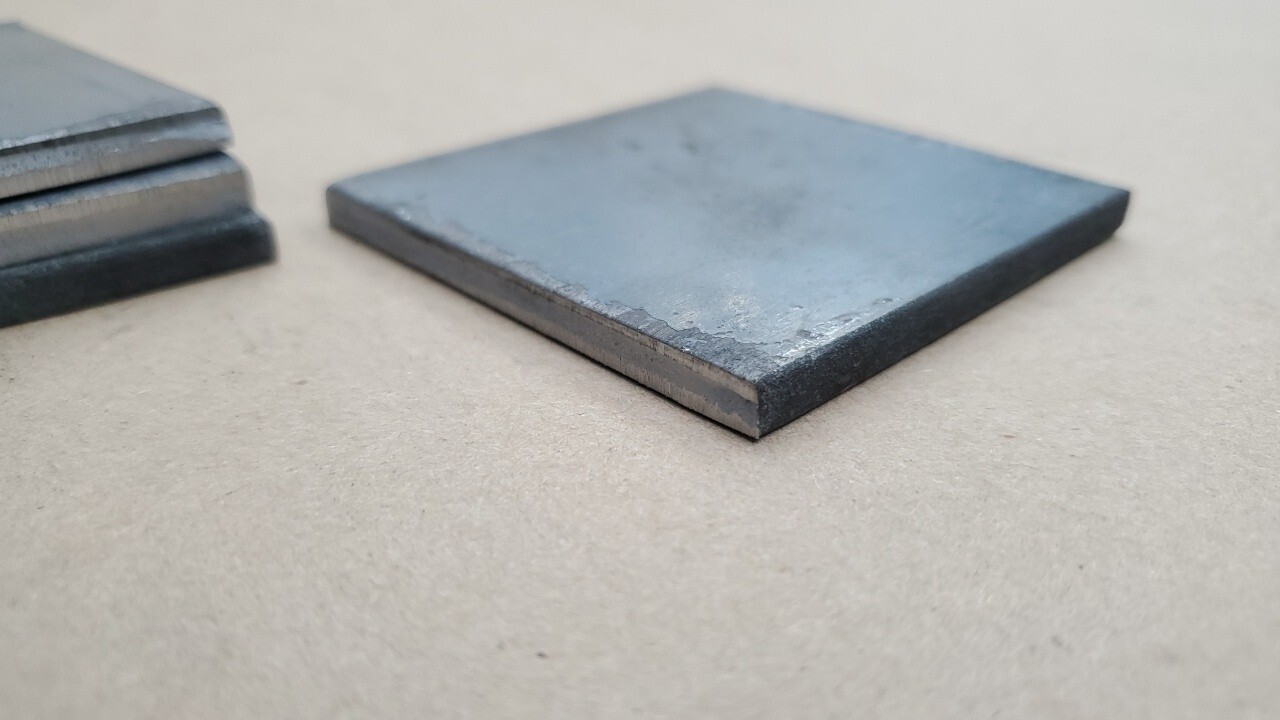 3″x3″1/4″ Thick Flat A36 Steel Plate Tube Cap Weld Test Practice Lot Of 10
