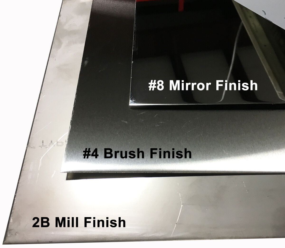 20 ga Stainless Steel Sheet w/ #4 Brush Finish 21.5″ x 26″