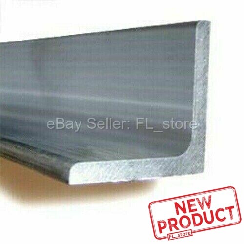 Aluminum Angle 1/4″ x 1″ x 1″ x 8 Ft Unpolished Alloy 6061 90 Degrees Stock NEW