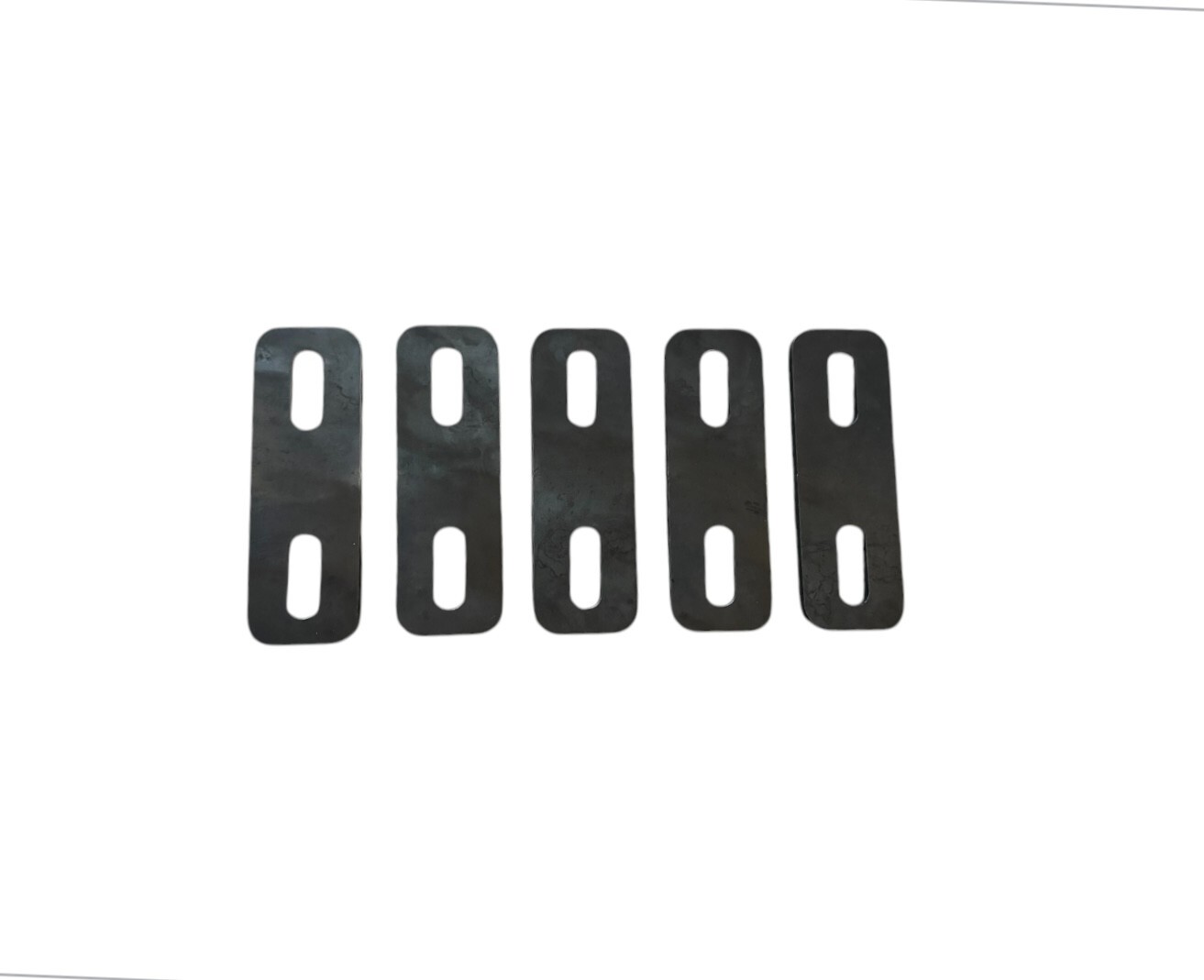 6″ x 2″ x 1/4″ STEEL PLATE with slots (5 pack) Hot Rolled Slotted