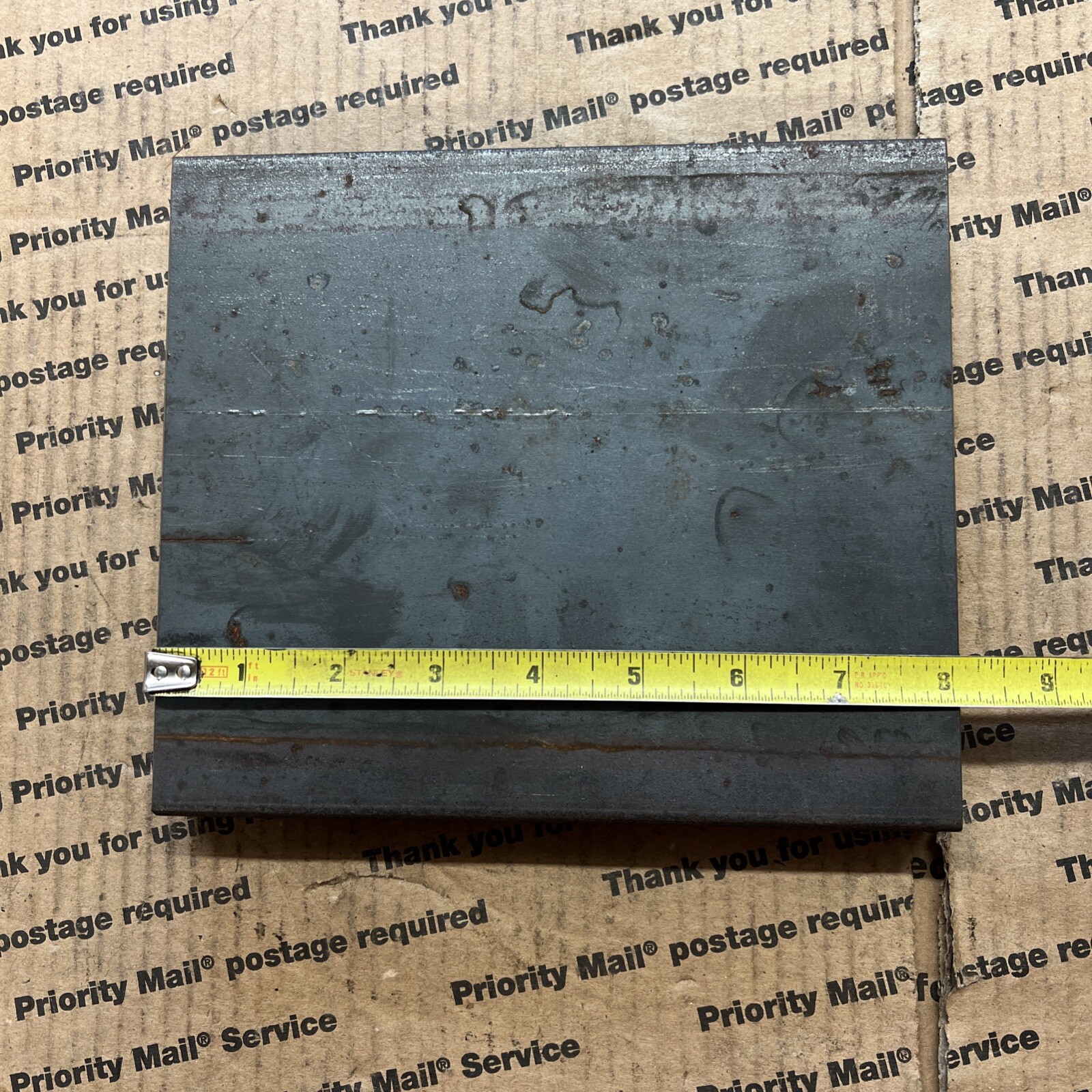 1 X 7 Flat Steel Bar 8″ Target Blacksmithing Bracing Plate Welding