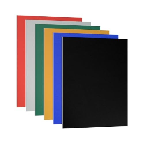 6pc Anodized Aluminum Sheet Set 7x5in Metal Engraving Blanks DIY Crafting Plates