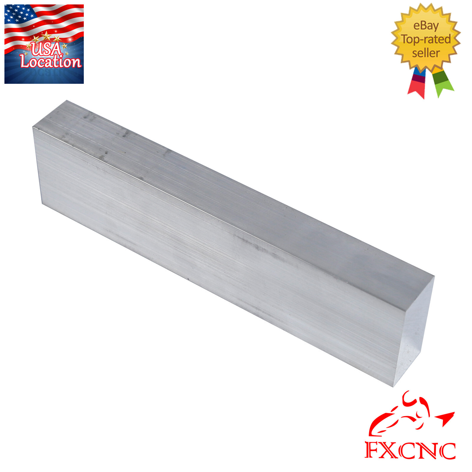 T6061 Aluminum Plate Flat Bar Strip Length 200mm Width 50mm Thickness 25mm