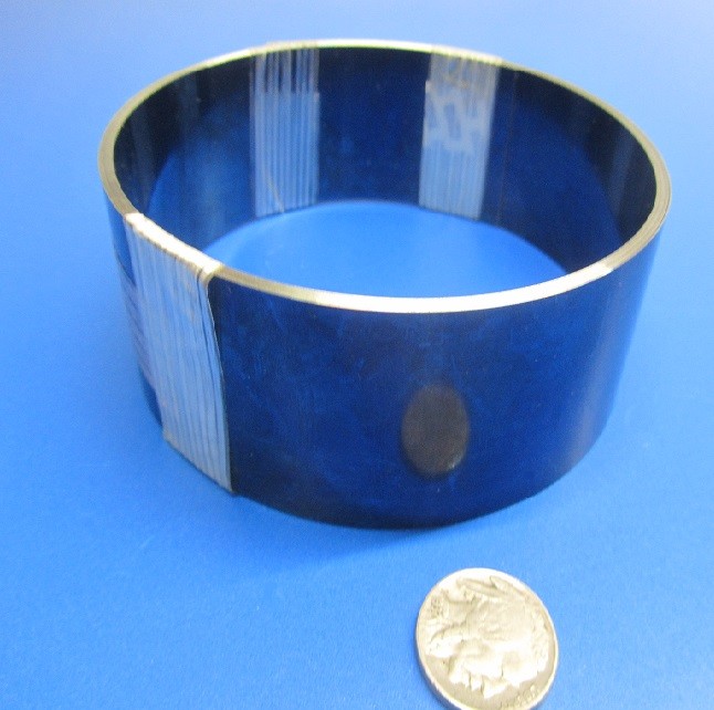 1095 Hard Blue Tempered Spring Steel Shim .016″ Thick x 1.50″ Wide x 120″ Long